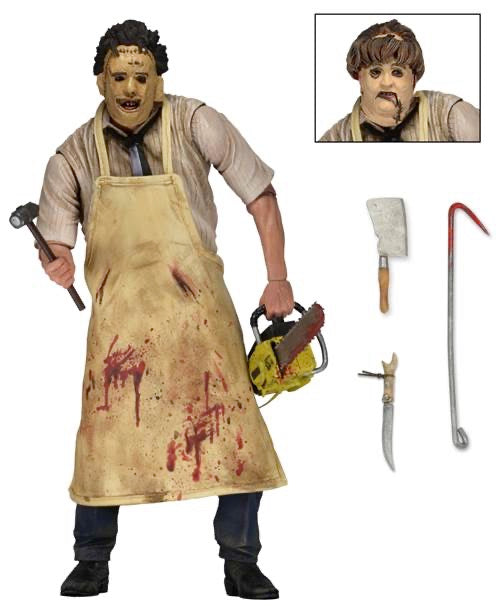 The Texas Chainsaw Massacre – Ultimate Leatherface 40th Anniversary Action Figure Action Figure - Tophatter Daily Deals