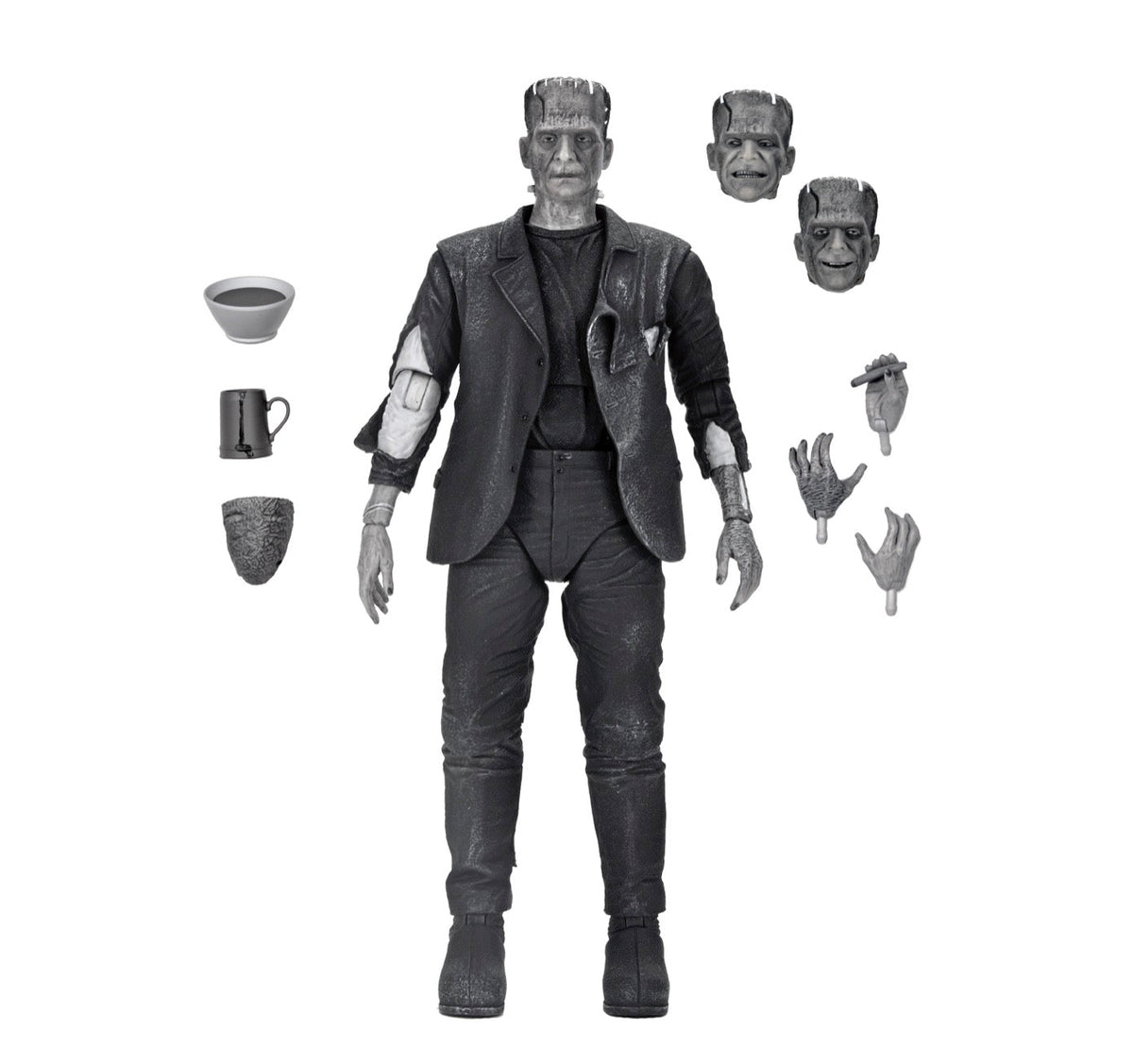 Bride of Frankenstein (Black & White) – Universal Monsters Ultimate Frankenstein's Monster Action Figure Action Figure - Tophatter Daily Deals