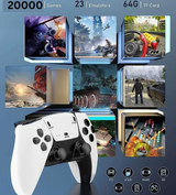 Mini Retro Game Console with 20,000 Classic Games - 4K HD Output, Dual Wireless Controllers - Tophatter Daily Deals