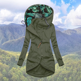 Waterproof Women’s Winter Jacket - Longline, Lined Army green - Tophatter Daily Deals