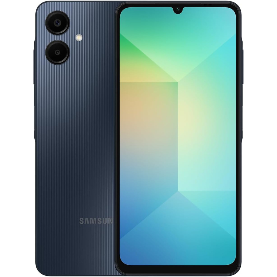 Samsung Galaxy A06 (A065M) GSM Unlocked International Version (New) Black 128GB 4GB RAM Cell Phones - Tophatter Daily Deals