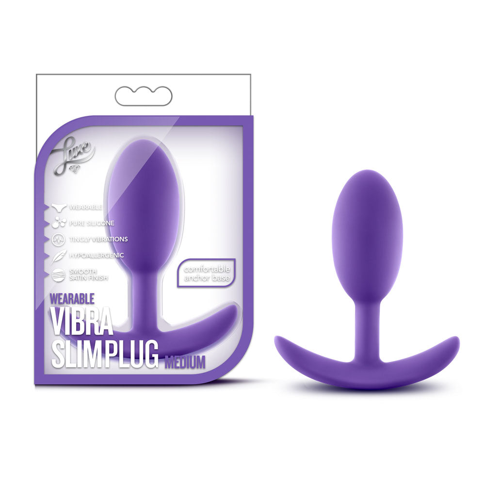 Luxe Wearable Vibra Slim Plug Medium – Silent Vibrating Anal Plug > Anal Range > Vibrating Butt Plugs - Tophatter Daily Deals