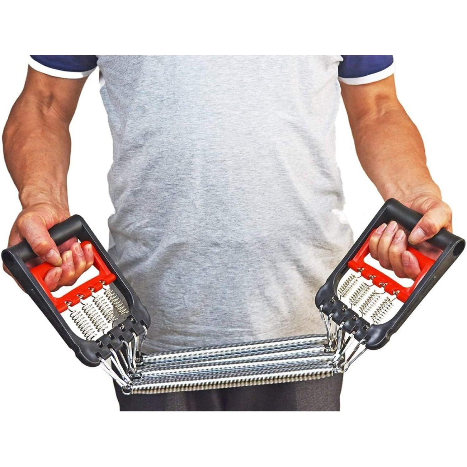 Chest Expander - 5 Spring Exercise Puller Muscle Stretcher Training Home Pull Gym Exercise & Fitness - Tophatter Daily Deals