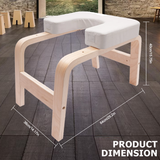 Feet Up Yoga Stool - Yoga Headstand Bench Exercise Inversion Stool Workbench Upside Down Chair Yoga - Tophatter Daily Deals