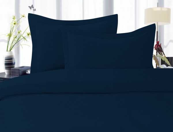 Bibb Home 3-Piece Flannel Duvet Cover Set Navy Twin Bedding - Tophatter Daily Deals