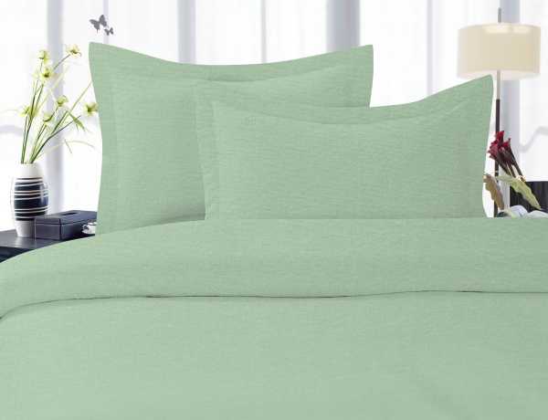 Bibb Home 3-Piece Flannel Duvet Cover Set Sage Bedding - Tophatter Daily Deals