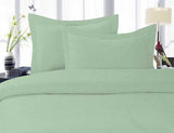 Bibb Home 3-Piece Flannel Duvet Cover Set Sage Bedding - Tophatter Daily Deals