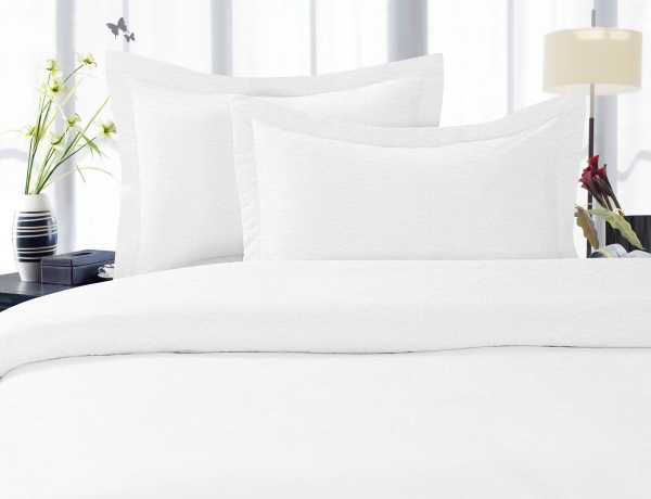 Bibb Home 3-Piece Flannel Duvet Cover Set White Bedding - Tophatter Daily Deals