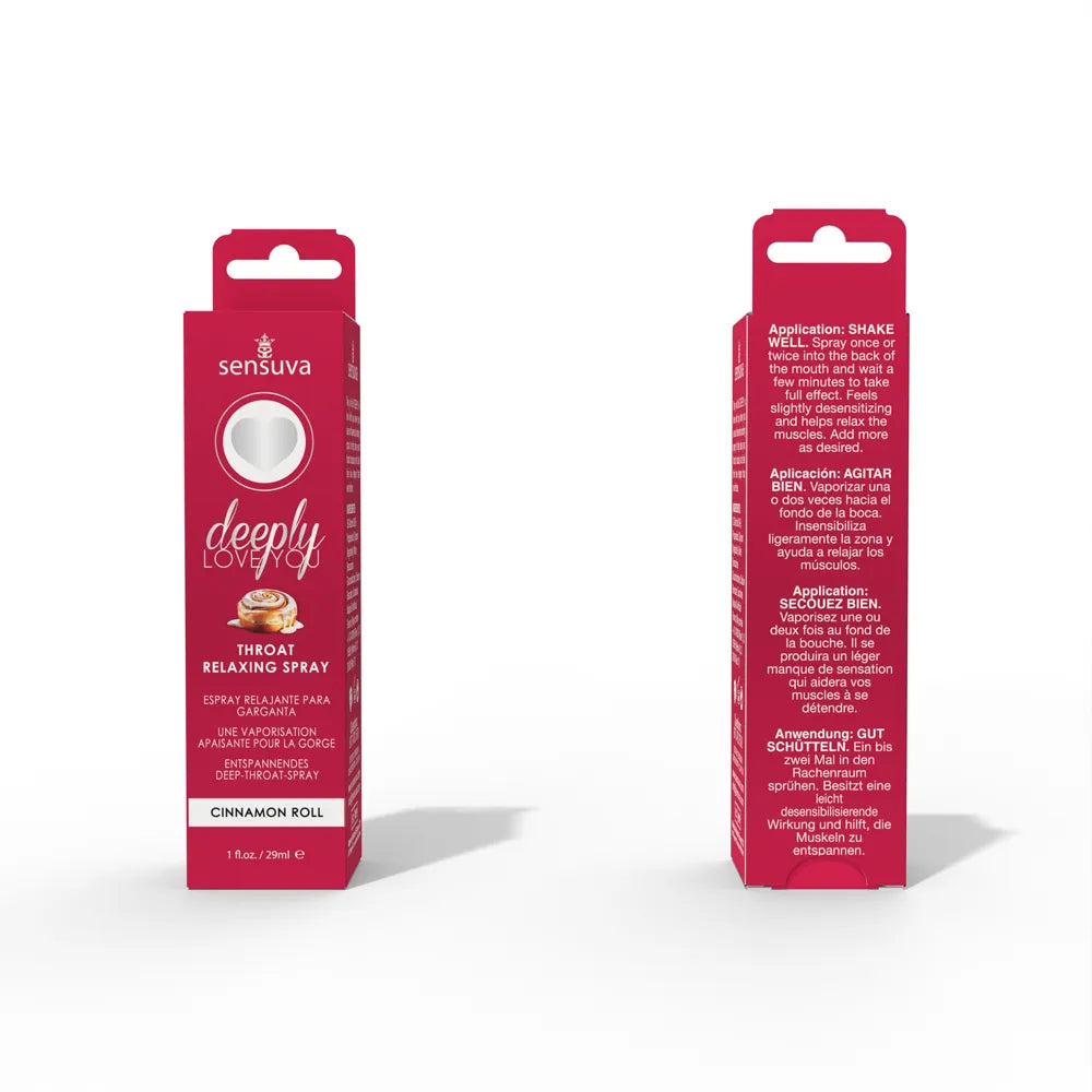 Sensuva Deeply Love You Throat Spray – Cinnamon Flavor 1 Fl Oz Oral Aid > Lube > Oral Gels & Sprays - Tophatter Daily Deals
