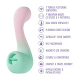 Melody Dual-Ended Vibrator for Clitoral and Tongue Stimulation > Sex Toys For Ladies > Clitoral Vibrators and Stimulators - Tophatter Daily Deals