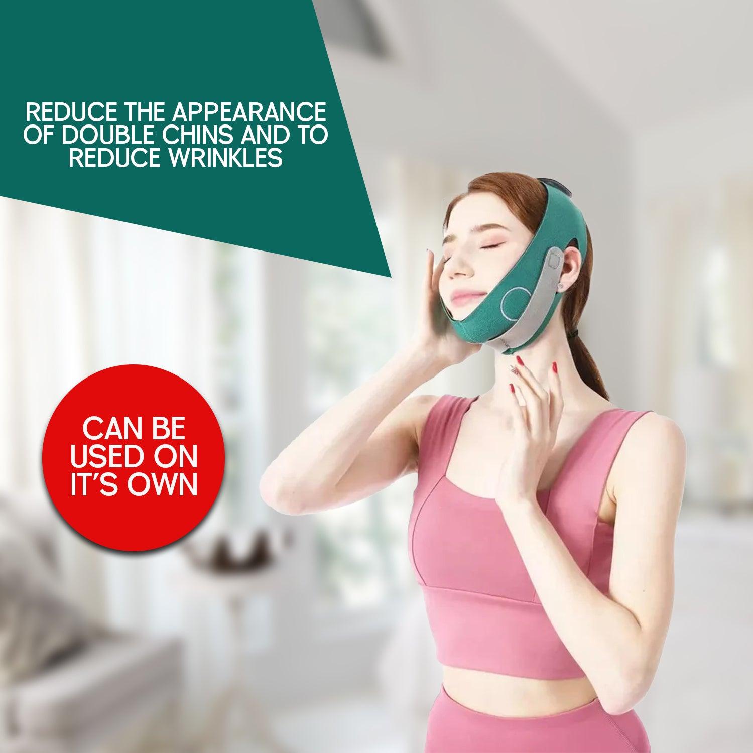 Double Chin Strap - V-Line Face Slimming Mask Chin Lift Up Cheek Belt Face Slim Strap Band Personal Care - Tophatter Daily Deals