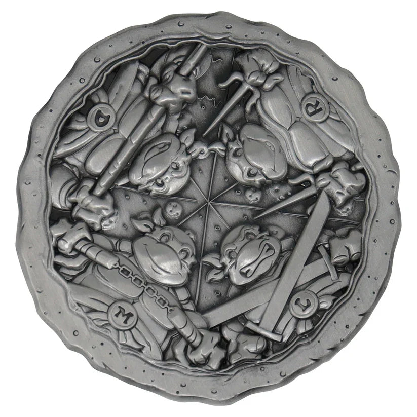 Teenage Mutant Ninja Turtles - Limited Edition Pizza Medallion Replica Coin - Tophatter Daily Deals