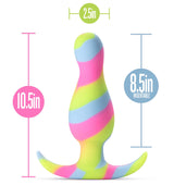 Avant Kaleido (Lime) – Ultrasilk Smooth Silicone Curved Vibrator > Anal Range > Vibrating Butt Plugs - Tophatter Daily Deals
