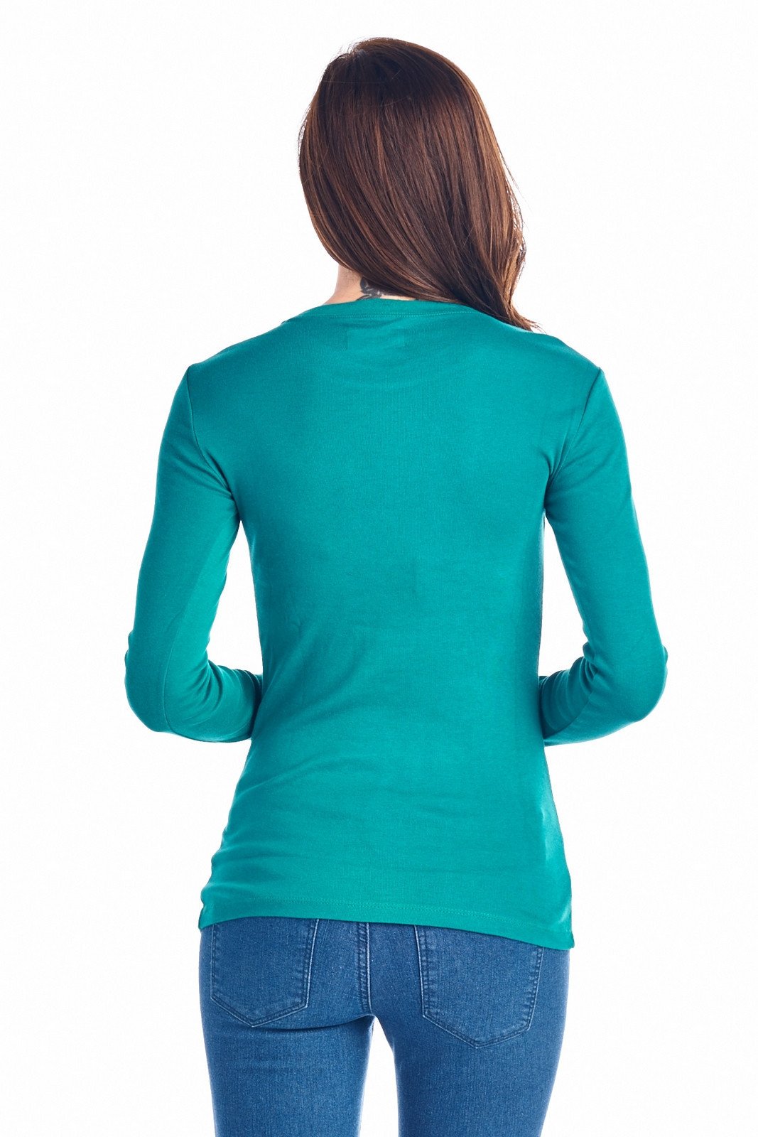 Women's Long Sleeve Crew Neck Top Tops - Tophatter Daily Deals