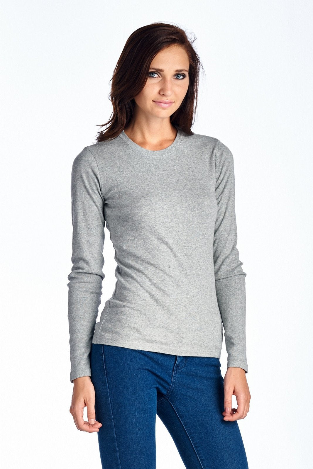 Women's Long Sleeve Crew Neck Top Tops - Tophatter Daily Deals