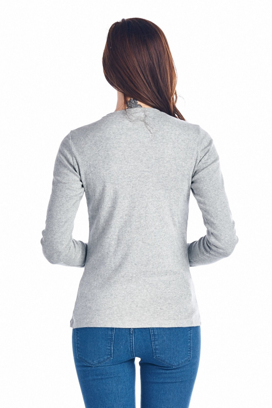 Women's Long Sleeve Crew Neck Top Tops - Tophatter Daily Deals