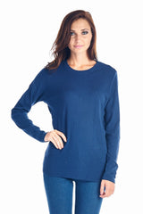 Women's Long Sleeve Crew Neck Top Tops - Tophatter Daily Deals