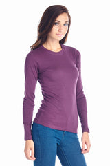 Women's Long Sleeve Crew Neck Top Tops - Tophatter Daily Deals