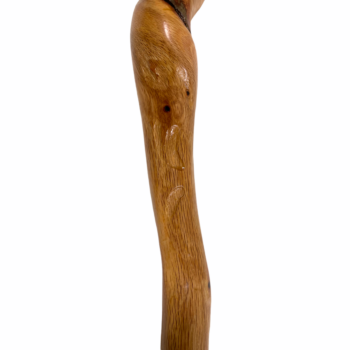 Natural Spiral Vine Twisted Wood Walking Cane - 35.5" Vine Twist Canes - Tophatter Daily Deals