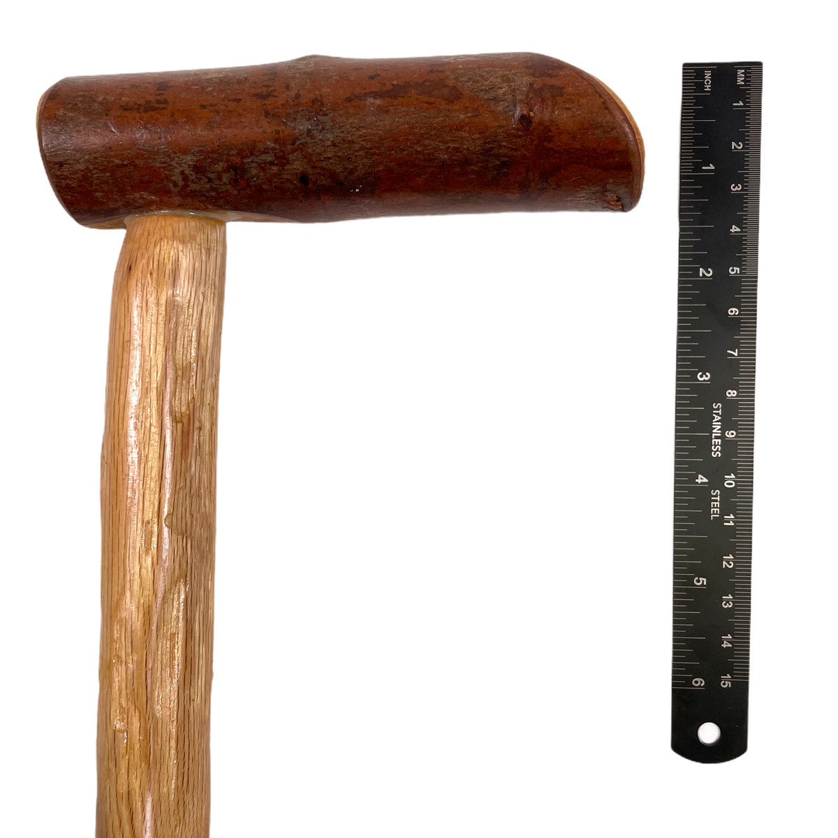 Natural Spiral Vine Twisted Wood Walking Cane - 35.5" Vine Twist Canes - Tophatter Daily Deals