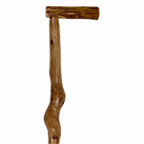 Natural Spiral Vine Twisted Wood Walking Cane - 36.5" Vine Twist Canes - Tophatter Daily Deals
