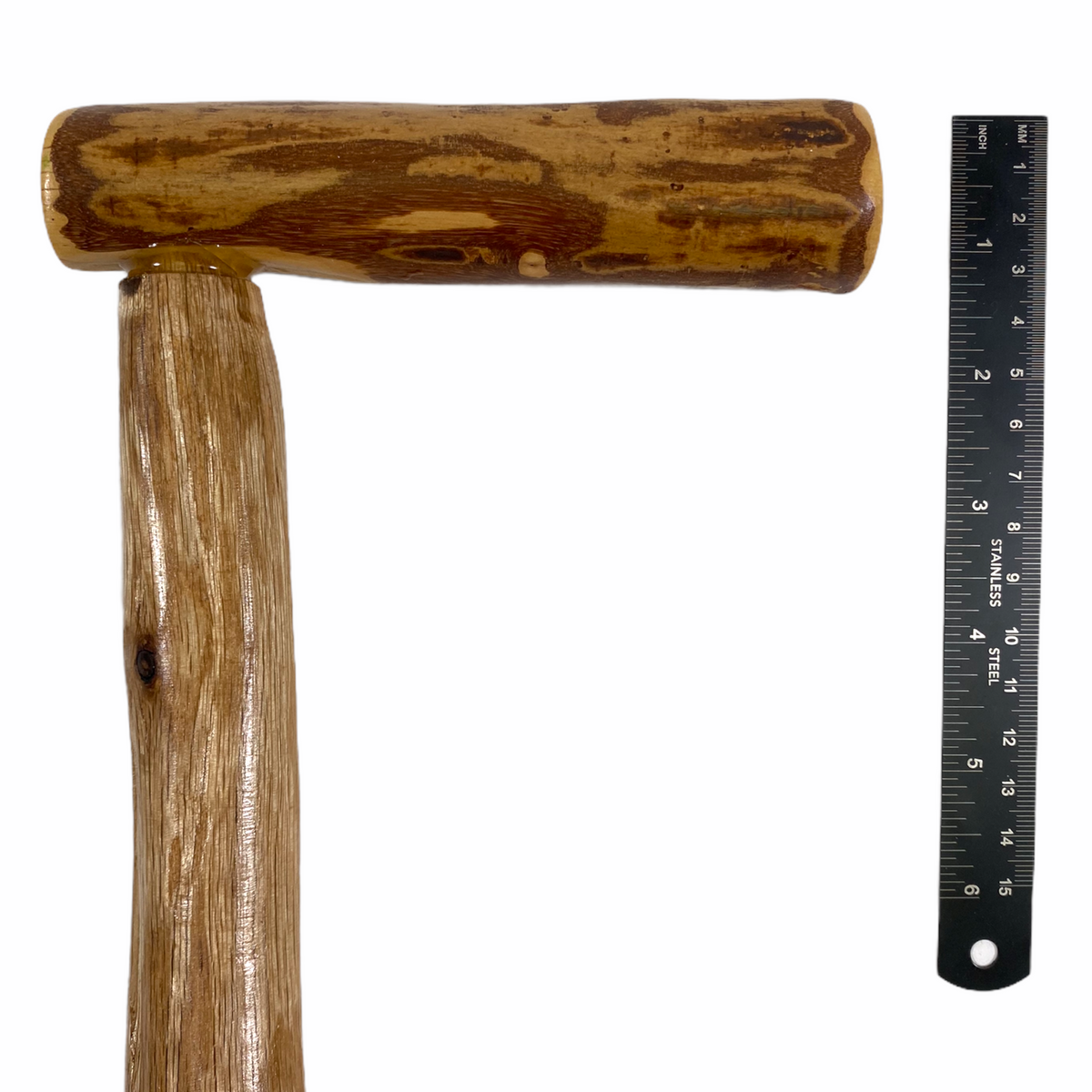 Natural Spiral Vine Twisted Wood Walking Cane - 36.5" Vine Twist Canes - Tophatter Daily Deals