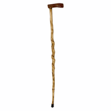 Natural Spiral Vine Twisted Wood Walking Cane - 36" Vine Twist Canes - Tophatter Daily Deals