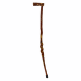 Natural Spiral Vine Twisted Wood Walking Cane - 36.5" Vine Twist Canes - Tophatter Daily Deals