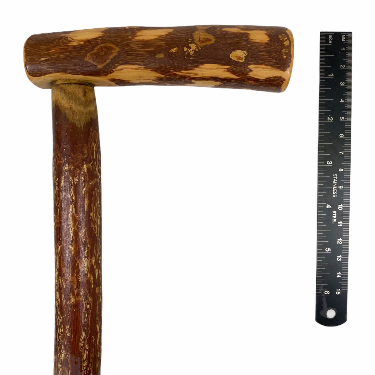 Natural Spiral Vine Twisted Wood Walking Cane - 36.5" Vine Twist Canes - Tophatter Daily Deals