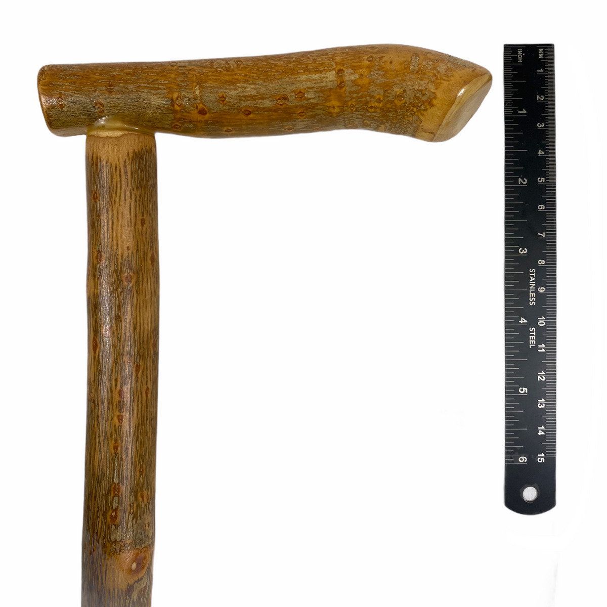 Natural Spiral Vine Twisted Wood Walking Cane - 36.5" Vine Twist Canes - Tophatter Daily Deals