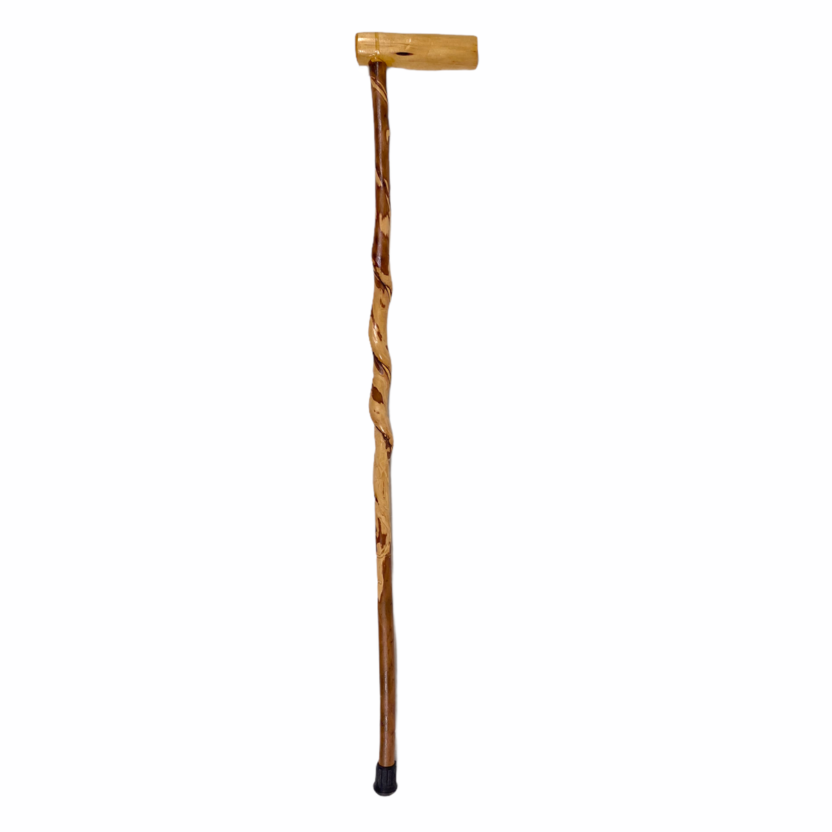 Natural Spiral Vine Twisted Wood Walking Cane - 35" Vine Twist Canes - Tophatter Daily Deals