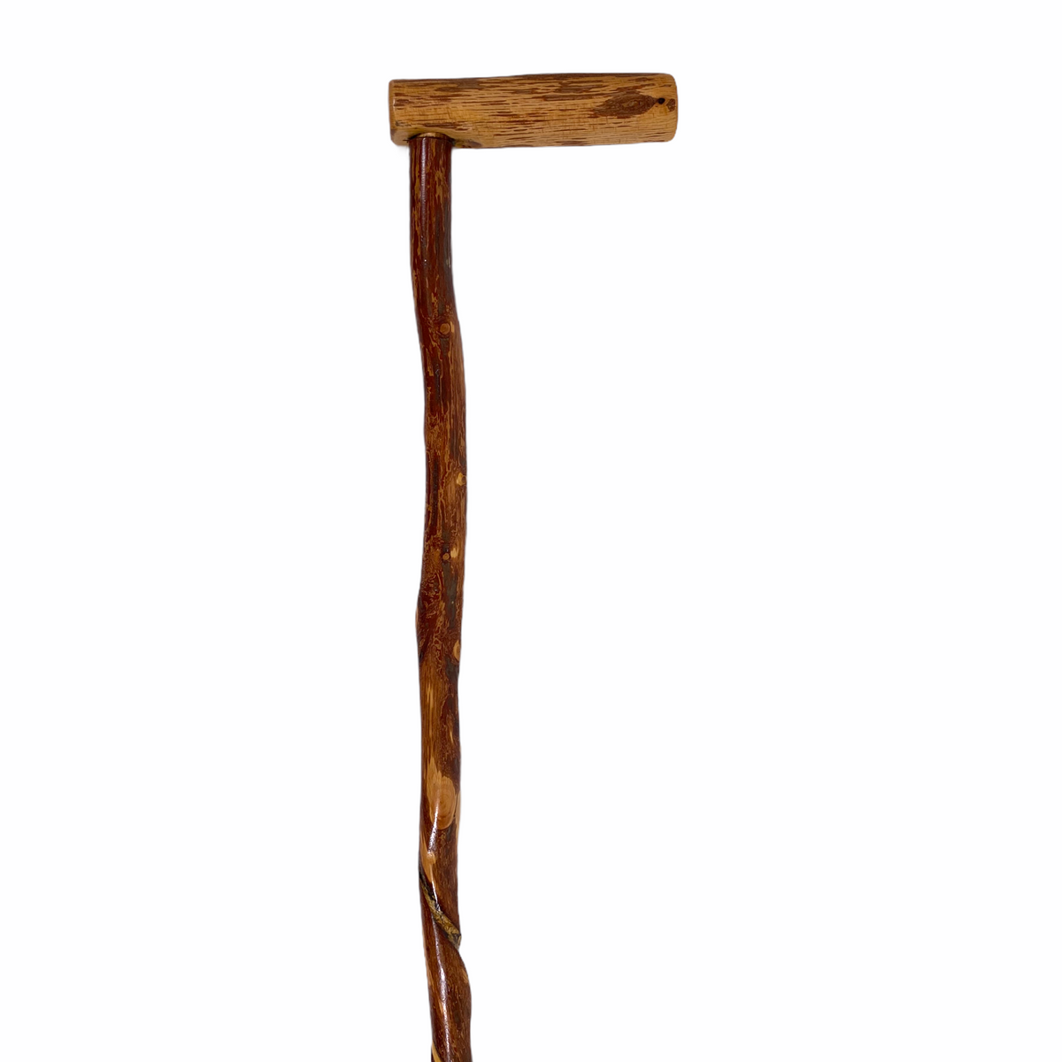 Natural Spiral Vine Twisted Wood Walking Cane - 35" Vine Twist Canes - Tophatter Daily Deals