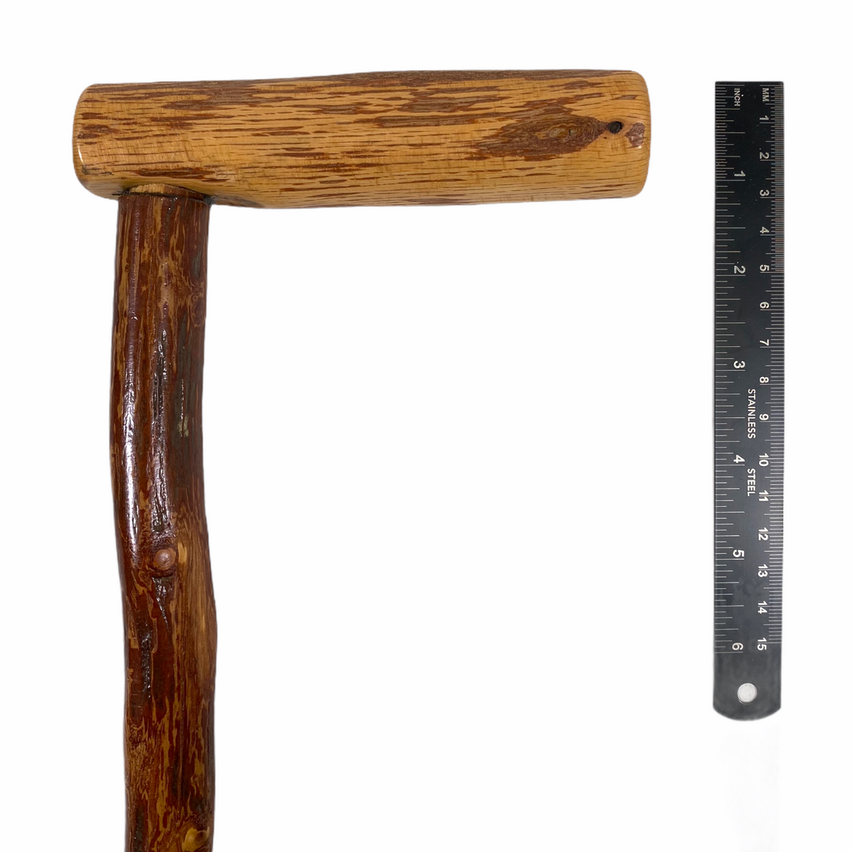 Natural Spiral Vine Twisted Wood Walking Cane - 35" Vine Twist Canes - Tophatter Daily Deals