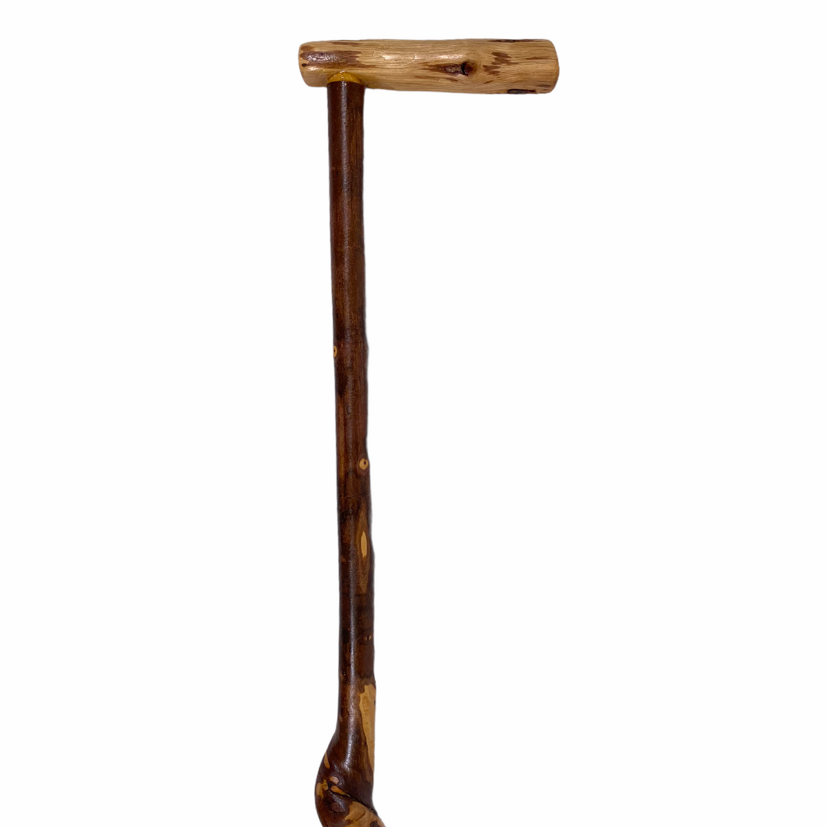 Natural Spiral Vine Twisted Wood Walking Cane - 33.5" Vine Twist Canes - Tophatter Daily Deals