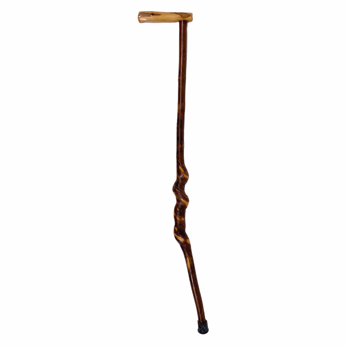 Natural Spiral Vine Twisted Wood Walking Cane - 33.5" Vine Twist Canes - Tophatter Daily Deals