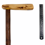 Natural Spiral Vine Twisted Wood Walking Cane - 33.5" Vine Twist Canes - Tophatter Daily Deals