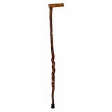 Natural Spiral Vine Twisted Wood Walking Cane - 36" Vine Twist Canes - Tophatter Daily Deals