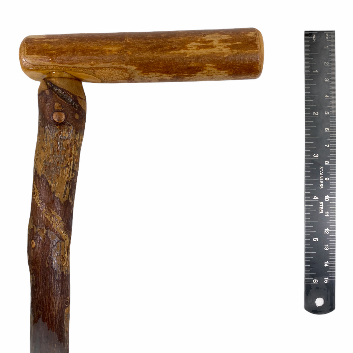 Natural Spiral Vine Twisted Wood Walking Cane - 36" Vine Twist Canes - Tophatter Daily Deals