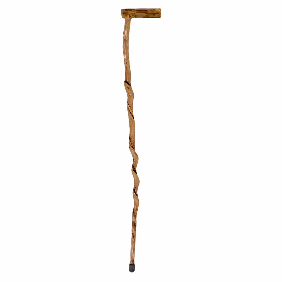 Natural Spiral Vine Twisted Wood Walking Cane - 35.5" Vine Twist Canes - Tophatter Daily Deals