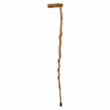 Natural Spiral Vine Twisted Wood Walking Cane - 35.5" Vine Twist Canes - Tophatter Daily Deals