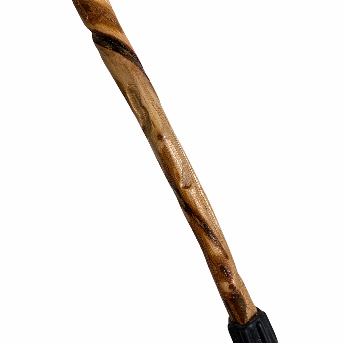 Natural Spiral Vine Twisted Wood Walking Cane - 35.5" Vine Twist Canes - Tophatter Daily Deals