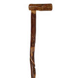Natural Spiral Vine Twisted Wood Walking Cane - 34.5" Vine Twist Canes - Tophatter Daily Deals