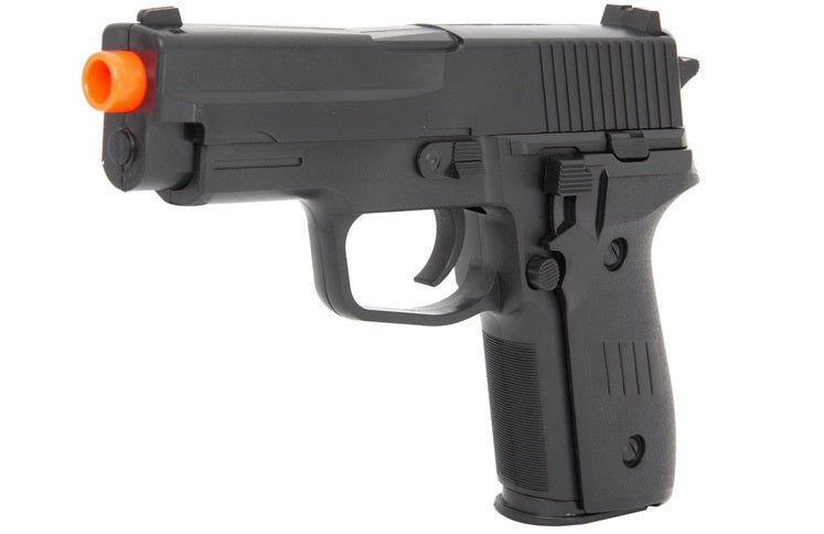 P228 Spring Powered Airsoft Pistol - TOPHATTER'S ARMORY DEALS Collectible Weapons - Tophatter Daily Deals
