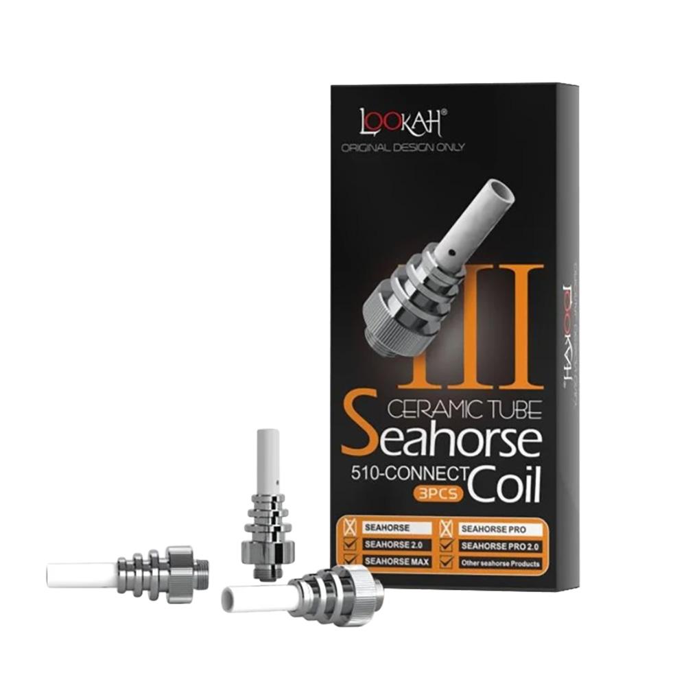 Lookah Seahorse Ceramic Tube 510 Thread Coil III Atomizers & Coils - Tophatter Daily Deals