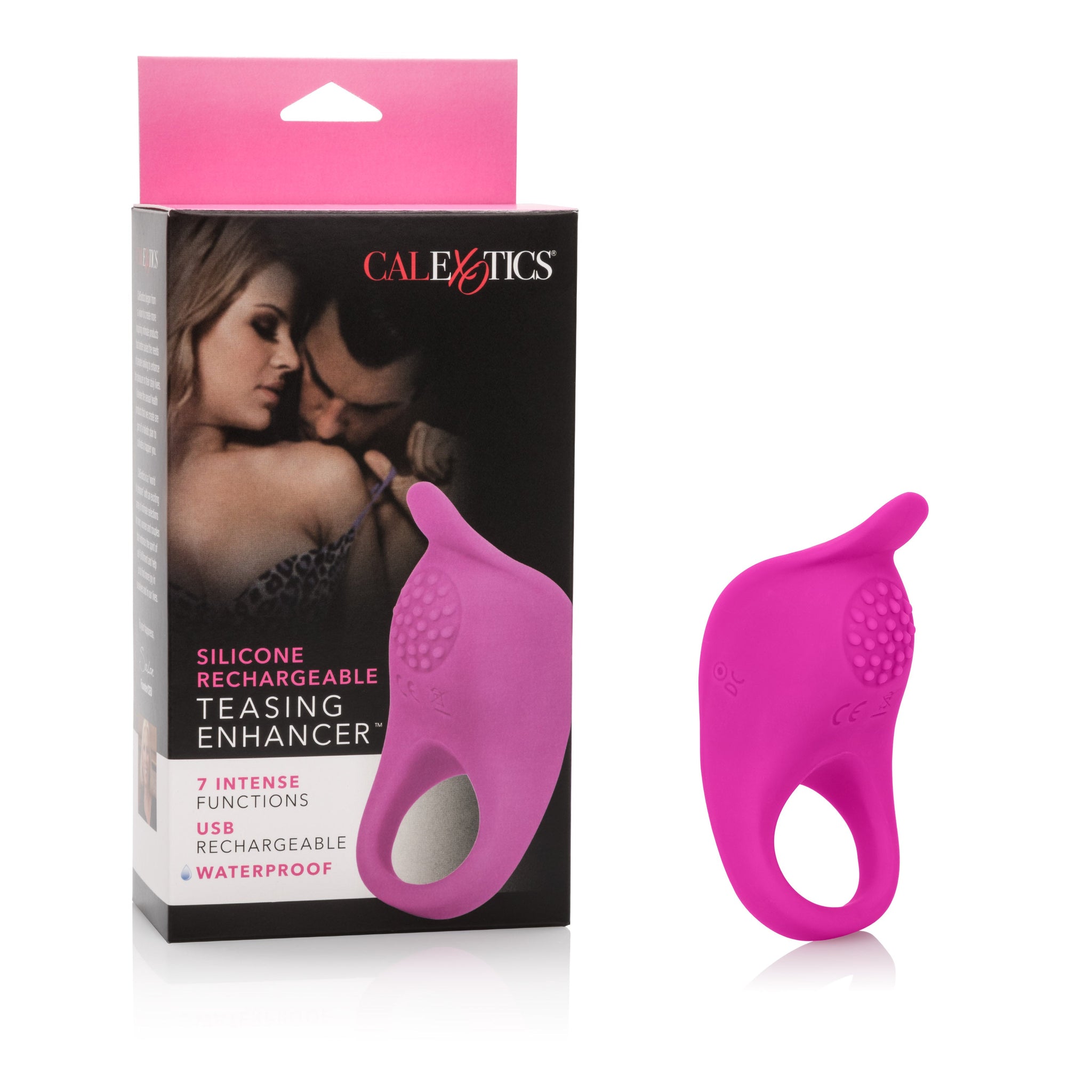 Silicone Vibrating Teasing Enhancer Ring > Cock Ring > Vibrating - Tophatter Daily Deals