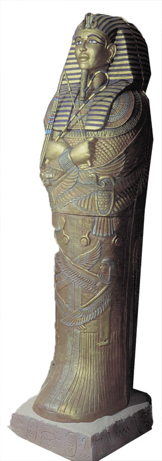 73" Pharaohs Coffin Front Halloween Graveyard Decorations - Tophatter Daily Deals