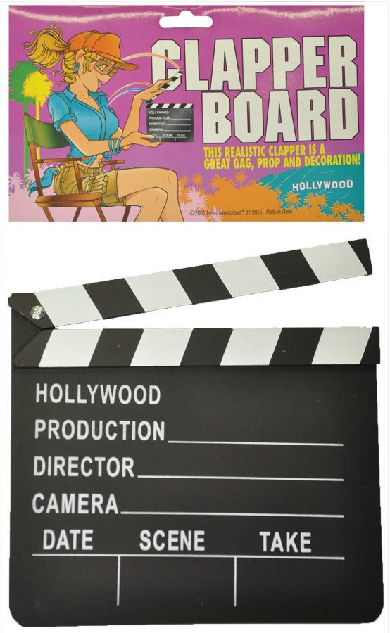 10" x 11" Clacker Hollywood Movie Costume Accessories - Tophatter Daily Deals