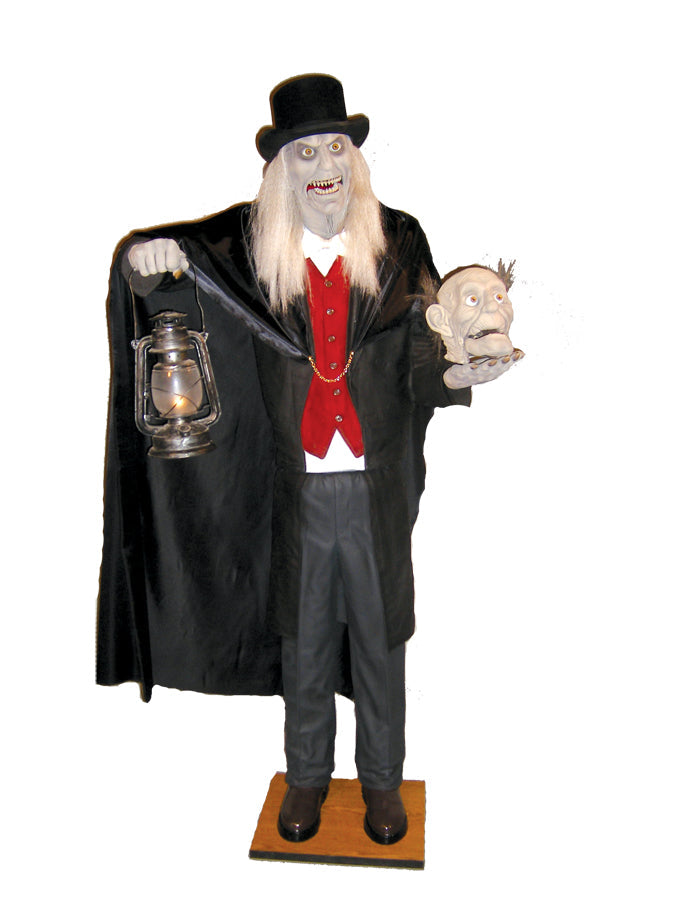 65" Scaretaker Animated Prop Halloween Animatronics - Tophatter Daily Deals
