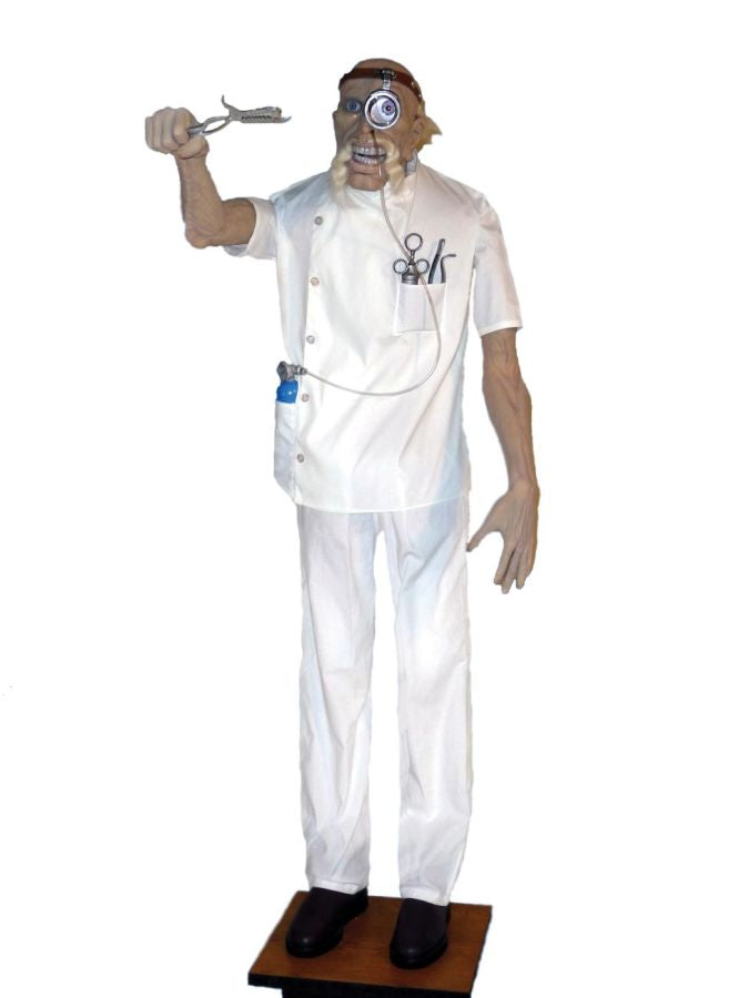 6' Dr. Pheal Phine Animated Prop Halloween Animatronics - Tophatter Daily Deals