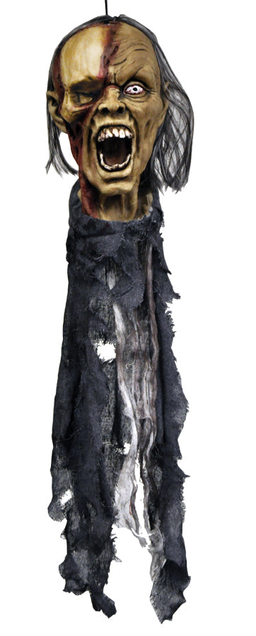 29" Hanging Head with Open Mouth Halloween Props & Displays - Tophatter Daily Deals